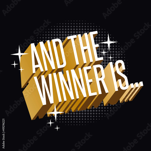 &ldquo;And the winner is&hellip;&rdquo; Stockfotos und lizenzfreie Vektoren auf Fotolia