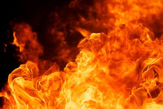 close up shot of blaze fire flame texture background