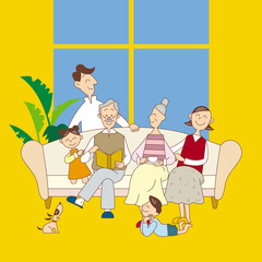 家族団らん