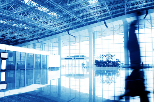 passenger in the shanghai pudong airport