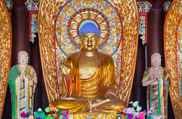 Obraz premium buddhism statue