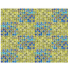 Retro seamless square pattern