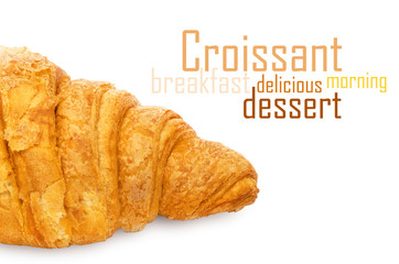 Fresh and tasty croissant