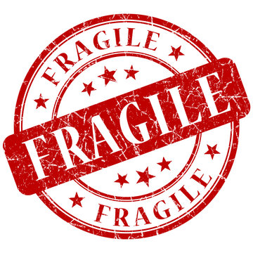 fragile stamp