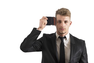 Businessman memory upgrade