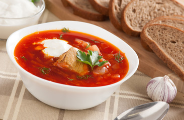 red soup borsch