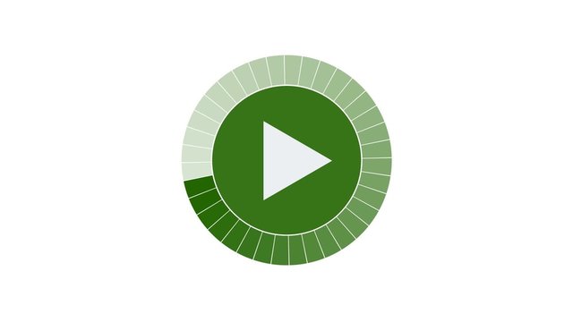 Bouton Play vert
