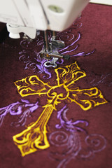 Machine embroidery
