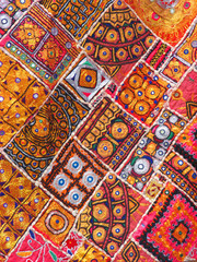 Fototapeta premium Inde - Patchwork en tissus
