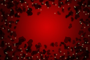 Red valentines day background for input text