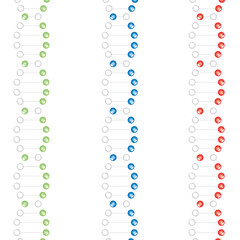 DNA strand illustration on white background.