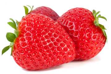 Strawberries on white background_IV - 49313472