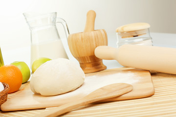 Different products to make bread