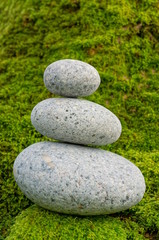 Zen Steinskulptur