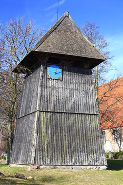 Kirchturm Dorfkirche Altenkirchen, Insel Rügen