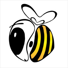 Abstract bee