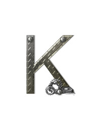 Alphabet Metal Shop K