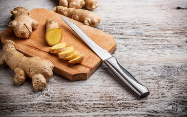 Fresh ginger root