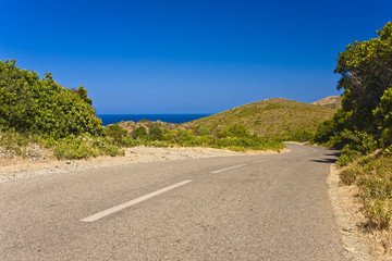 Fototapeta na wymiar landscape from Corsica, France