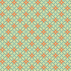 Fabric seamless pattern