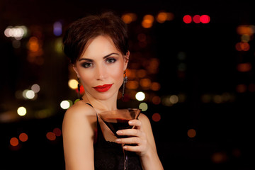 Woman on the party