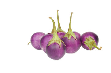 Eggplant  on white background