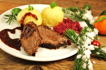Sauerbraten zu Weihnachten
