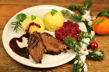 Sauerbraten zu Weihnachten
