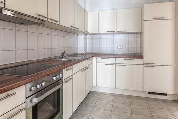 Fototapeta premium Küche, Einbauküche, Neubau, Wohnung