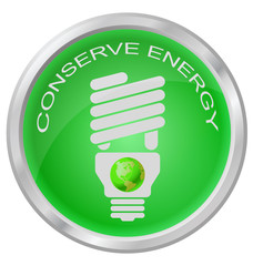 Conserve Energy light bulb button