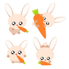 Cartoon rabbit illustration