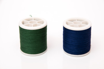 several hanks of yarns