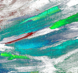 abstract chaotic painting by oil on canvas,  illustration, backg © Mikhail Zahranichny