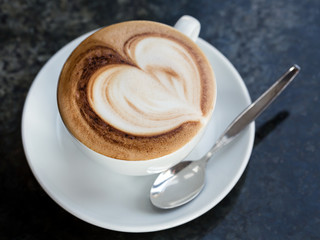 Cup of cappuccino