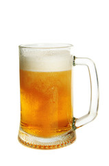 Glass with beer