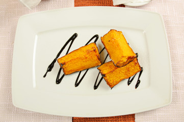 Baked pumpkin