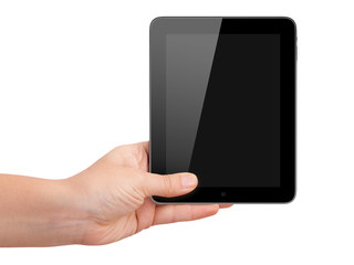 Tablet Holding by Hand