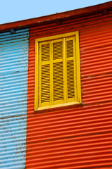 Detail Hausfassade in La Boca, Buenos Aires