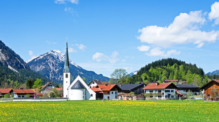 Fototapeta na wymiar bavarian church