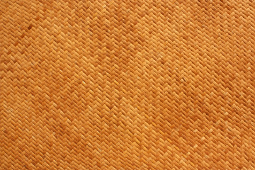 Woven rattan with natural patterns.