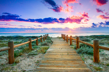 Obraz premium Sunset beach