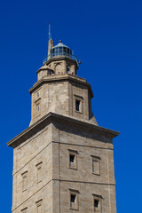 Fototapeta premium Hercules tower, La Coruña, Galicia, Spain