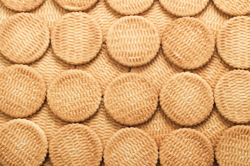 cookies on the white background