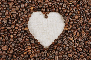 Heart coffee frame