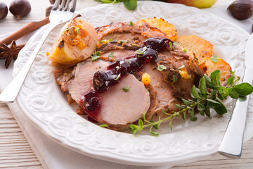 roasted turkey