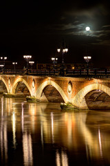 Fototapeta na wymiar Pont de Pierre, Bordeaux, Gironde, Akwitania, Francja