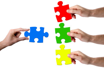 Verbindung als Puzzle