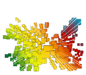 colorful rectangles background