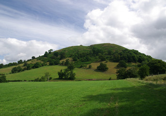 Fototapeta na wymiar Shropshire hill