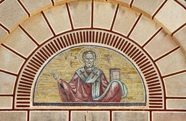 mozaika w katedrze św. Dionizosa, miasto Zakynthos w Grecji